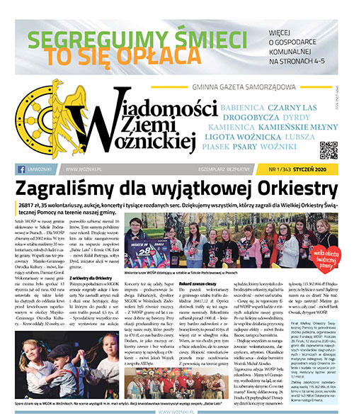 Wiadomości Ziemi Woźnickiej Styczeń