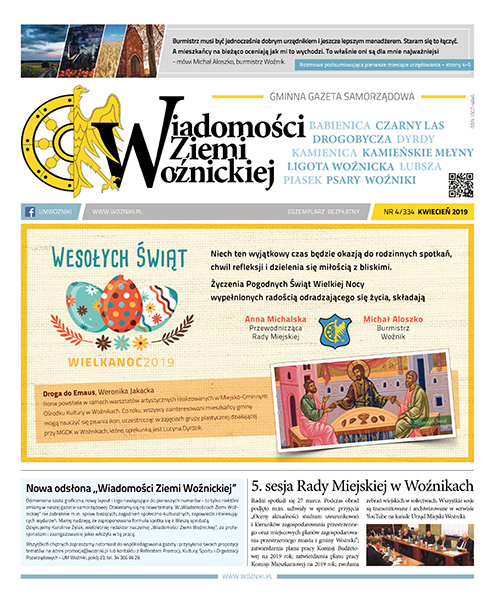 Wiadomości Ziemi Woźnickiej kwieceń 2019