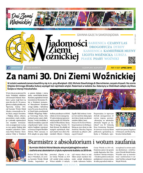 Wiadomości Ziemi Woźnickiej lipiec
